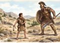 Davi enfrentou Golias sem espada, mas, antes da batalha, declarou: “A batalha é do Senhor” — 1 Samuel 17:45-47