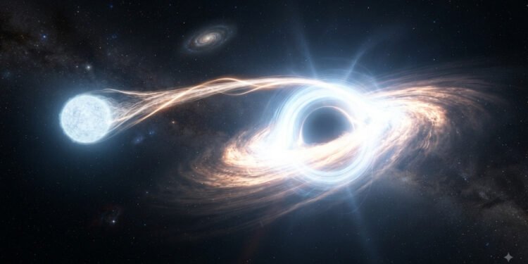 Novo estudo astronômico aponta que explosão rara de raios X catalogada por pesquisadores pode ser causada pela destruição de uma anã branca