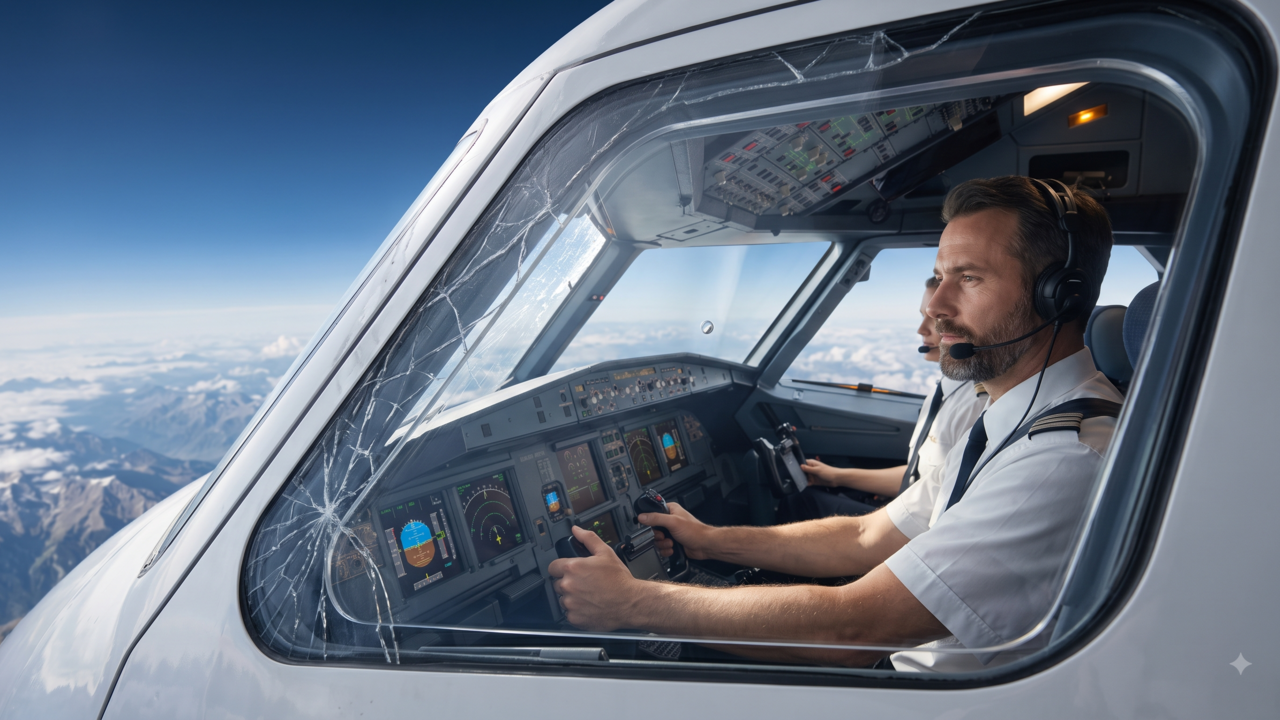 Você sabe para que realmente serve o pequeno furo na janela do avião?