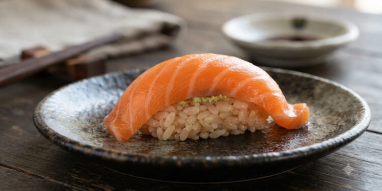 Especialistas explicam por que o salmão cru entrou no sushi japonês após uma grande mudança