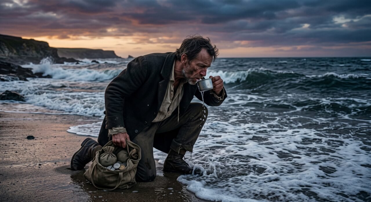 A frase de Arthur Schopenhauer, filósofo alemão: “A riqueza é como a água do mar: quanto mais se bebe, mais sede se tem.”