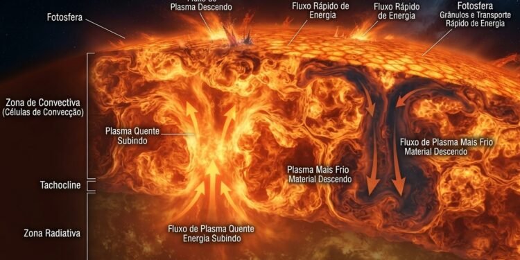 NASA revela por que a energia produzida no Sol pode levar 170.000 anos para chegar à superfície