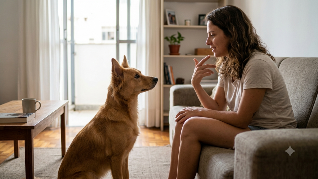 falar com o cão