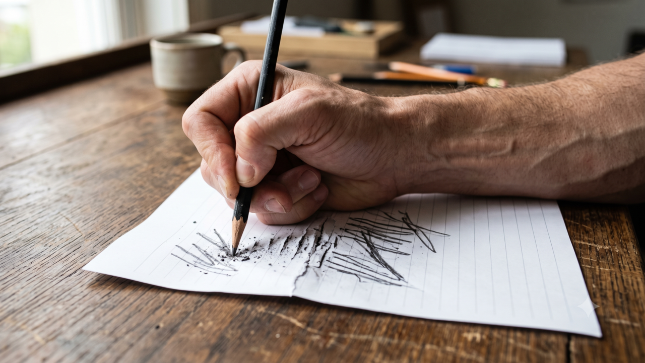 Como uma pessoa ciumenta escreve a letra “G”, segundo a grafologia