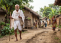 A citação de Mahatma Gandhi, ativista indiano: “A felicidade é quando o que você pensa, o que você diz e o que você faz estão em harmonia.”