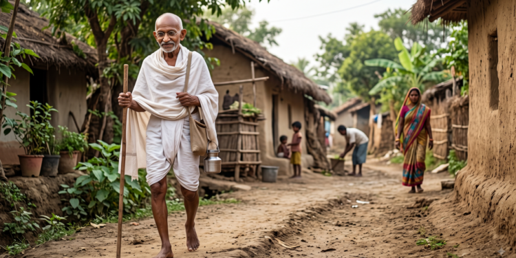 A citação de Mahatma Gandhi, ativista indiano: “A felicidade é quando o que você pensa, o que você diz e o que você faz estão em harmonia.”