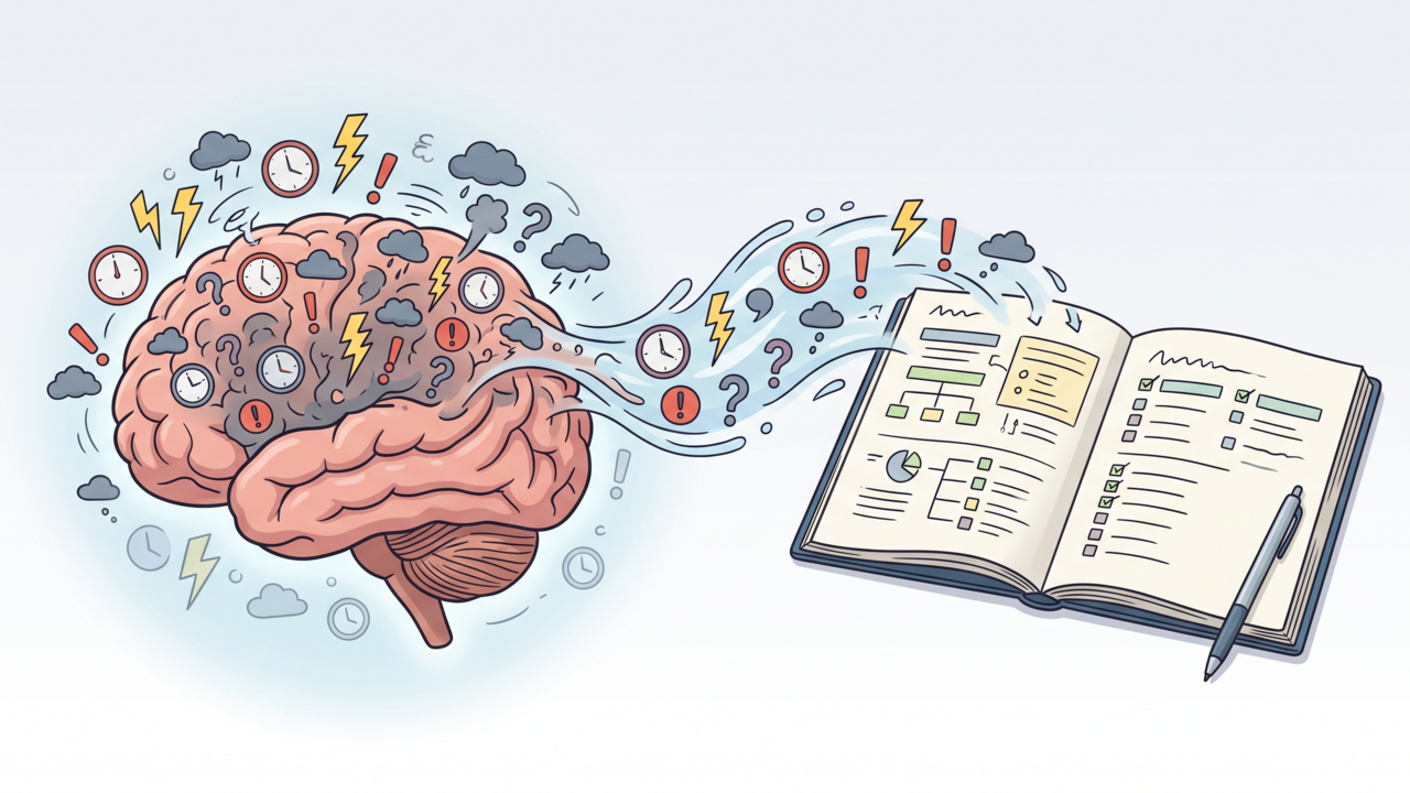 A psicologia diz que pessoas que escrevem o que estão pensando não estão perdendo tempo — elas podem estar liberando espaço mental para se concentrar melhor