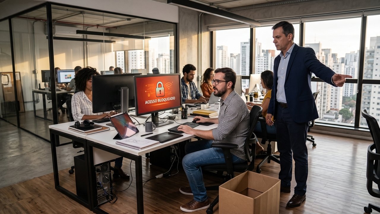 Designer sênior é obrigado a abrir MEI para prestar serviços exclusivos de 44h semanais com subordinação direta e horário fixo por 3 anos, recebendo R$ 6.000/mês; após demissão sem aviso, ajuíza ação trabalhista; juiz reconhece o vínculo empregatício retroativo com base no princípio da primazia da realidade, condenando a empresa a pagar FGTS, férias proporcionais, 13º e multa de R$ 85 mil em encargos rescisórios