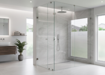 Os designers de interiores concordam: o box com moldura deixará de ser instalado em 2026 e o modelo sem perfis começará a ser usado