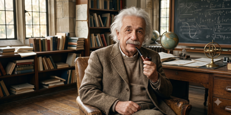 Albert Einstein, cientista alemão: "Uma vida tranquila e modesta traz mais alegria do que a ansiedade de buscar o sucesso."