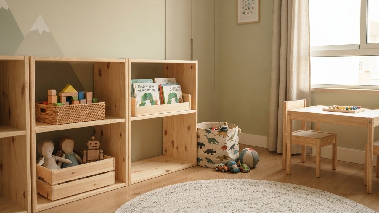 organização dos brinquedos