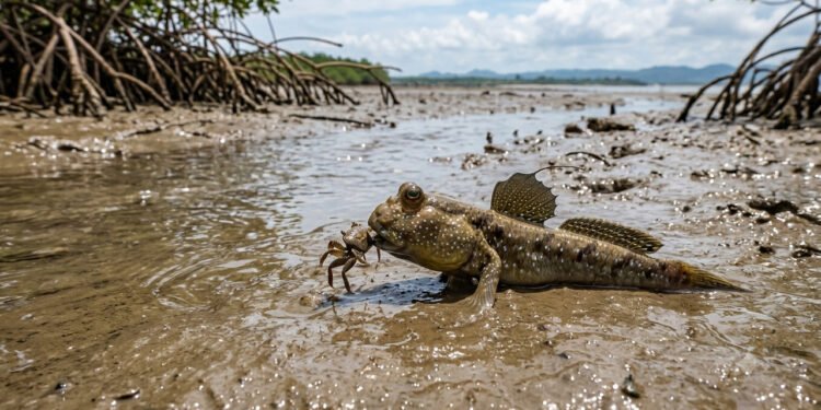 Peixes que caminham na lama desafiam o modo tradicional de viver na água