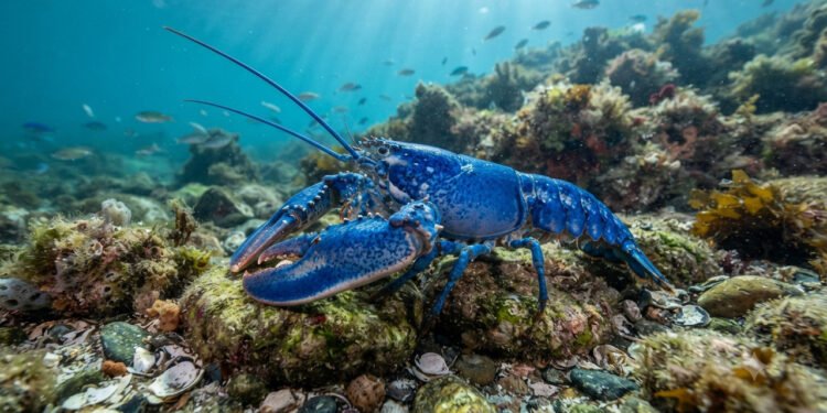 Lagosta azul, este é o motivo de sua carapaça ter uma cor tão rara
