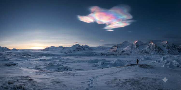 Cientistas explicam por que as características das nuvens nacaradas revelam mudanças na atmosfera dos polos