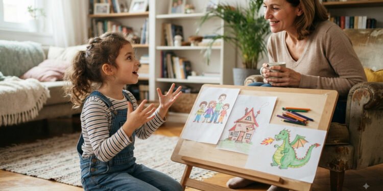 O hábito de contar histórias com detalhes exagerados costuma indicar a expansão desta capacidade do cérebro infantil
