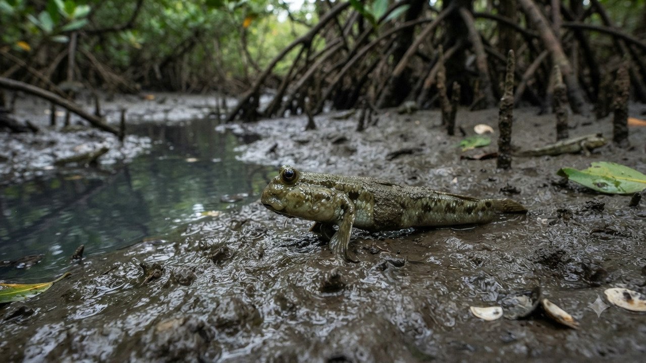 peixes fora da água