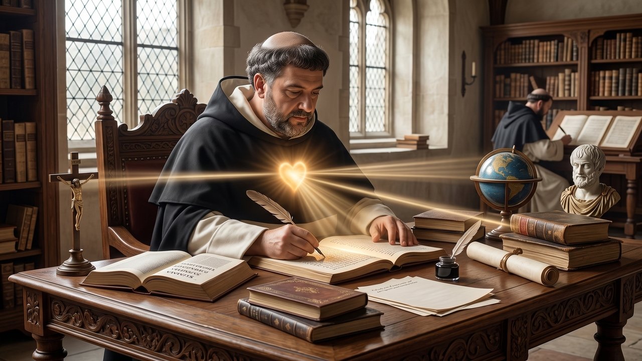 Santo Tomás de Aquino, teólogo: “As coisas que amamos revelam aquilo que somos.”