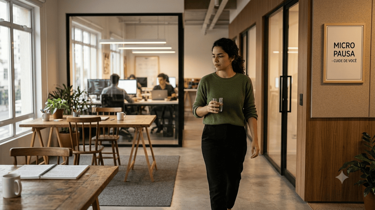 micro pausas no trabalho