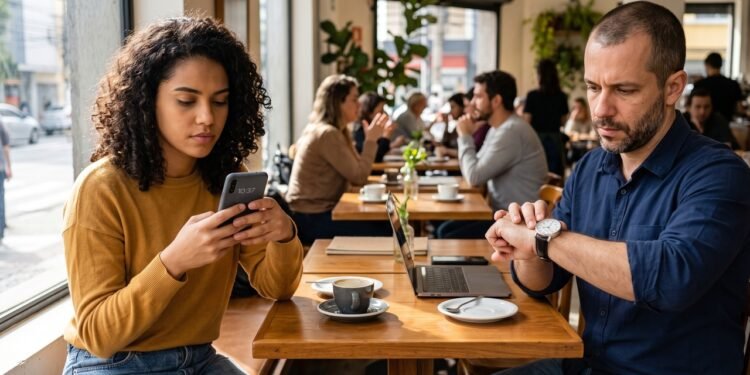 A psicologia afirma que pessoas que consultam o horário no celular em vez de usar um relógio podem perceber as horas de forma diferente.