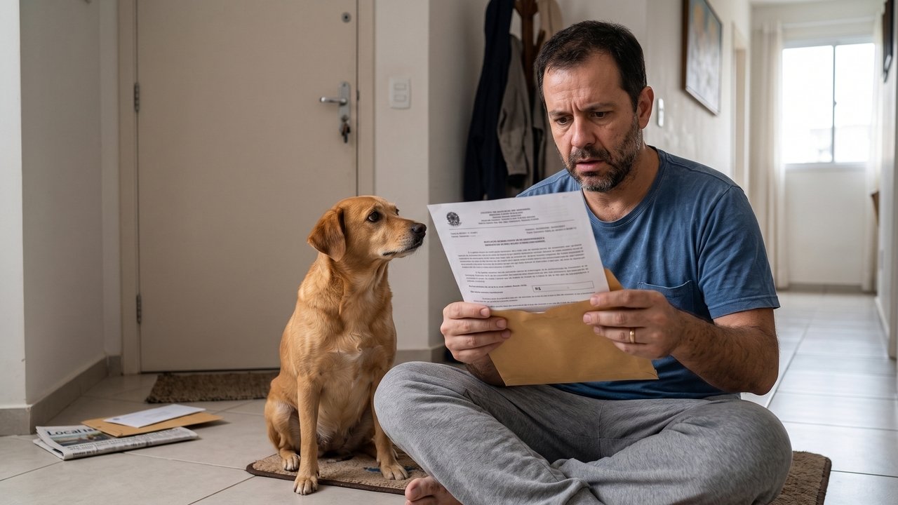 O síndico multa um morador e exige a retirada do seu cão vira-lata de 15 kg, alegando que a convenção só permite "animais de pequeno porte". O STJ derruba a multa, determinando que condomínios não podem proibir animais apenas pelo tamanho, salvo se houver risco real à segurança ou higiene dos moradores.