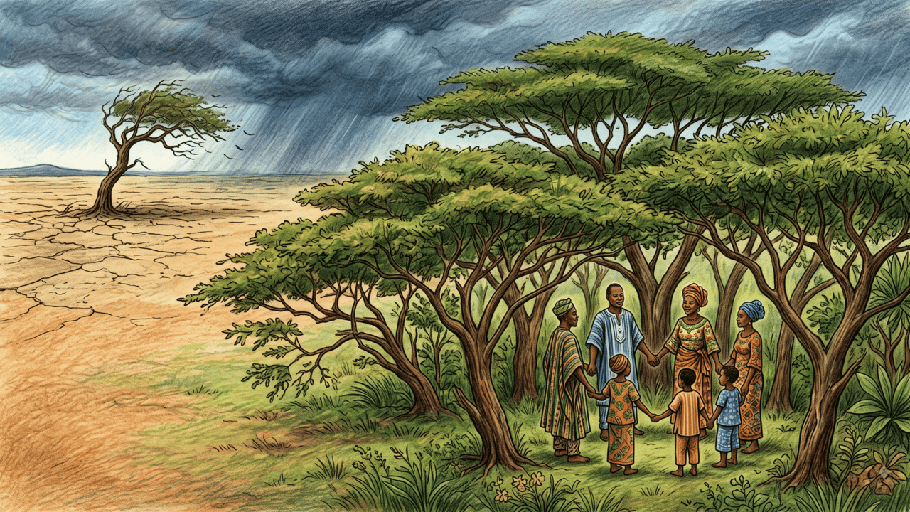 Provérbio nigeriano: “Uma única árvore não faz uma floresta.”