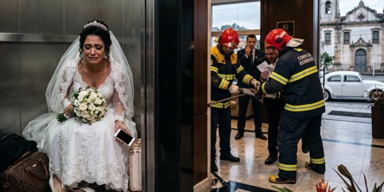 Noiva aluga a suíte presidencial para se arrumar, mas ao descer para ir à igreja, o elevador quebra e ela fica presa por três horas. A cerimônia religiosa é cancelada, os convidados vão embora e a festa atrasa. A Justiça condena o hotel e a empresa de manutenção a reembolsarem todos os custos do evento perdido e a pagarem uma indenização de R$ 50 mil por danos morais, devido à destruição de um momento irrepetível.