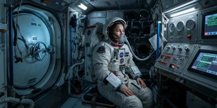 Astronautas precisam eliminar nitrogênio do corpo antes de enfrentar a pressão do traje espacial, alertam pesquisadores que estudam riscos da descompressão e explicam por que essa etapa é essencial para a segurança dos astronautas