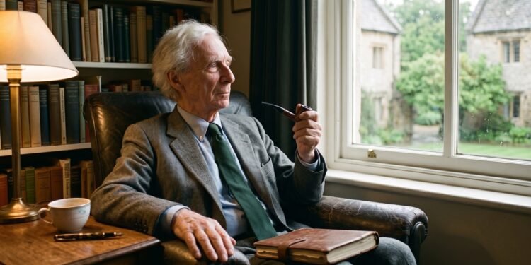 Bertrand Russell, filósofo britânico: "Uma vida boa não depende de estar sempre ocupado, mas de saber usar o tempo também para descansar e pensar."