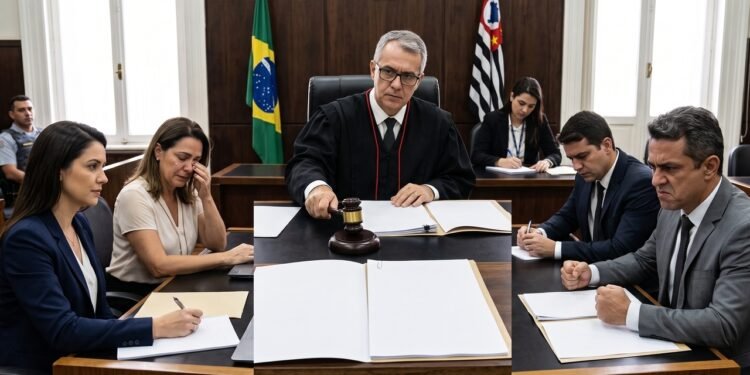 Durante partilha de bens em divórcio litigioso, marido declara não possuir economias guardadas, mas laudo pericial financeiro descobre a conversão de R$ 180 mil de uma conta conjunta para carteiras não rastreáveis de Bitcoin meses antes da separação; o juiz caracteriza a manobra como fraude à meação matrimonial e determina o bloqueio imediato das contas bancárias e bens pessoais do ex-cônjuge para compensar a quota-parte da esposa.