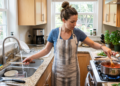 O que significa limpar tudo enquanto vai cozinhando