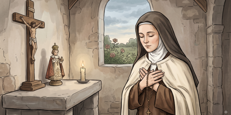 Santa Teresinha do Menino Jesus nos ensina que, “às vezes, não sentir nada na oração é uma forma de continuar acreditando sem depender de consolo”