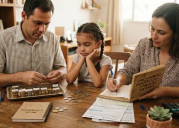 Estudo revela como comportamentos dentro de casa moldam decisões financeiras na vida adulta
