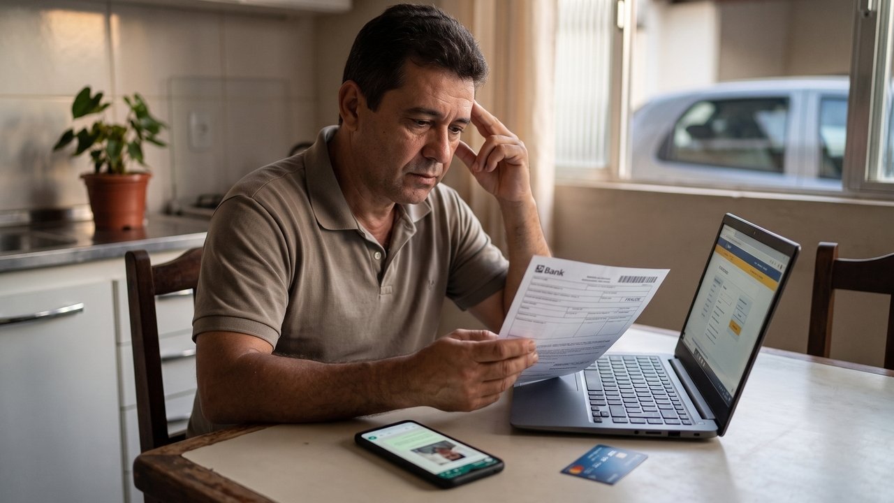 Cliente tenta antecipar parcelas do financiamento, negocia pelo WhatsApp com falso gerente e transfere R$ 20 mil para fraudadores, mas a Justiça obriga o banco a dar baixa na dívida real após comprovar que os criminosos tinham acesso a dados internos e sigilosos do contrato.