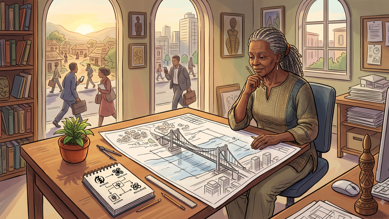 Provérbio africano do dia: “Quando você se perde no caminho, voltar ao ponto conhecido pode ser mais sábio do que continuar correndo”
