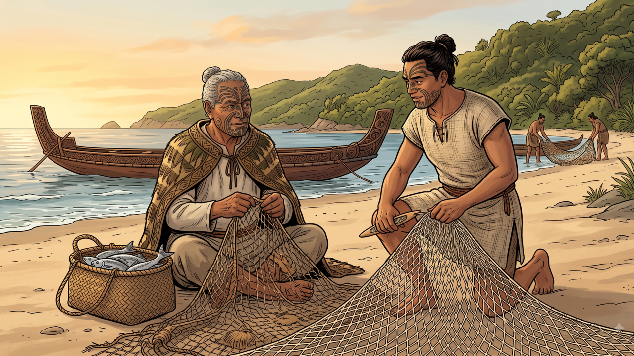 Provérbio maori: “A rede velha descansa enquanto a nova rede vai pescar”