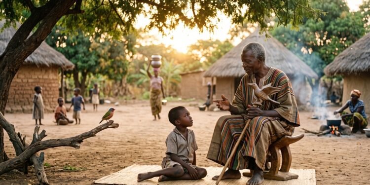 O significado do provérbio africano "o passarinho não canta até ouvir os mais velhos" e como aplicá-lo na educação de nossas crianças.