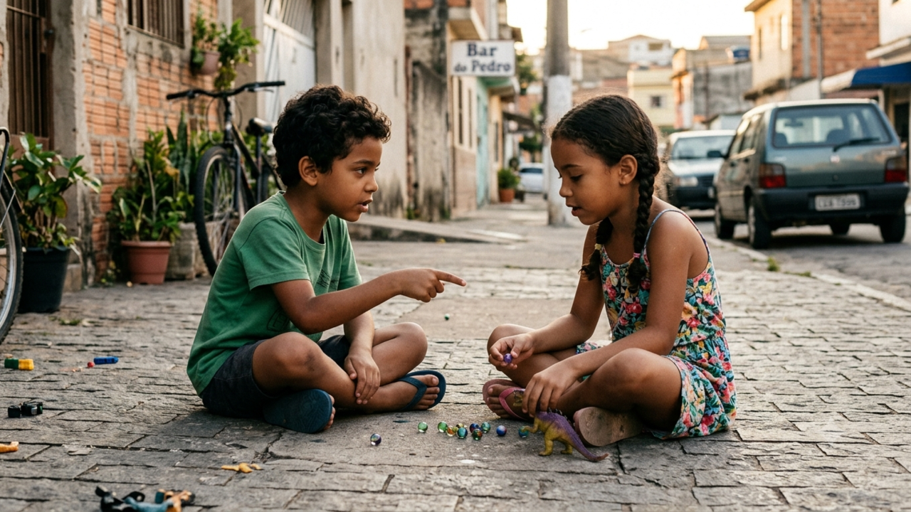 brincar na rua