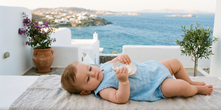 Nomes gregos que evocam o mar, e se o seu bebê tivesse um toque das ilhas do Egeu?