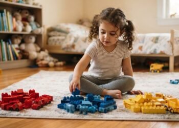 A criança que reorganiza os brinquedos pratica mais do que organização, psicólogos infantis explicam o que ela desenvolve