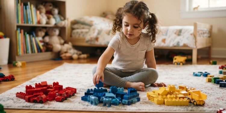 A criança que reorganiza os brinquedos pratica mais do que organização, psicólogos infantis explicam o que ela desenvolve