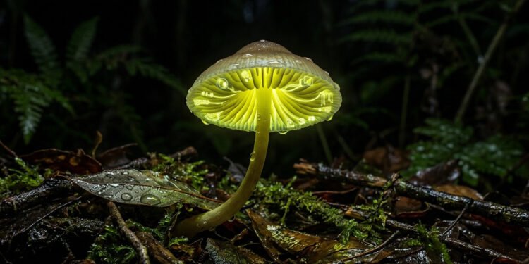 Cogumelos bioluminescentes iluminam florestas inteiras durante a noite e intrigam quem estuda a natureza