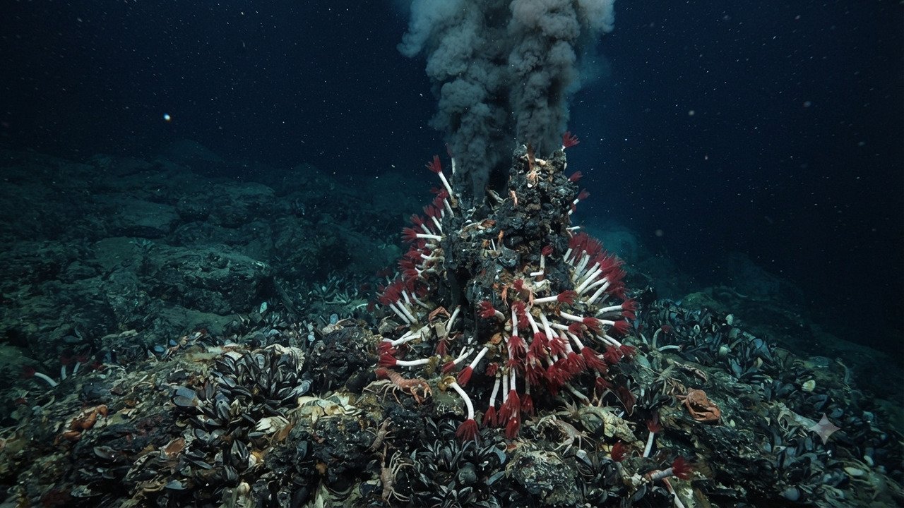 fundo do oceano Pacífico