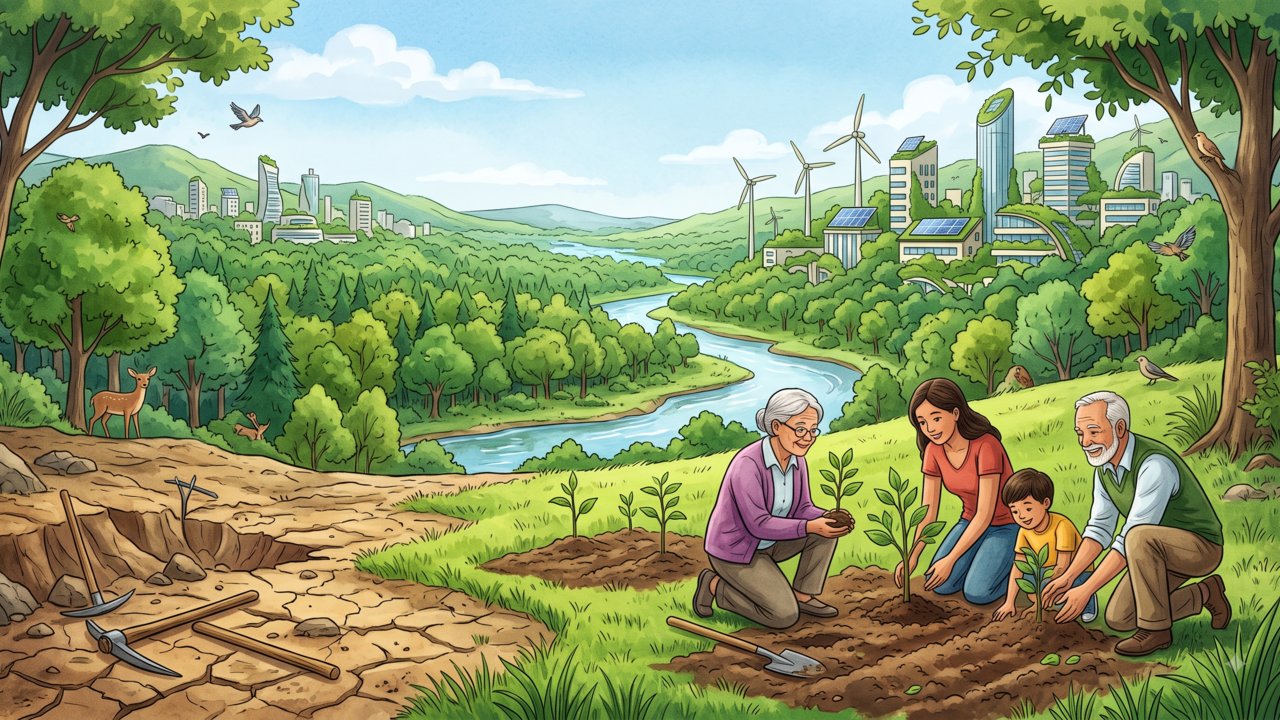 Provérbio chinês: “Uma geração planta as árvores, e outra desfruta da sombra”