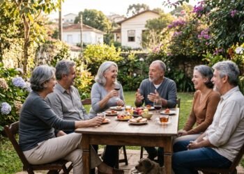 A psicologia descobriu que pessoas entre 52 e 67 anos tendem a preferir encontros com poucos amigos em vez de grandes eventos sociais, algo que muda conforme as prioridades afetivas ficam mais seletivas