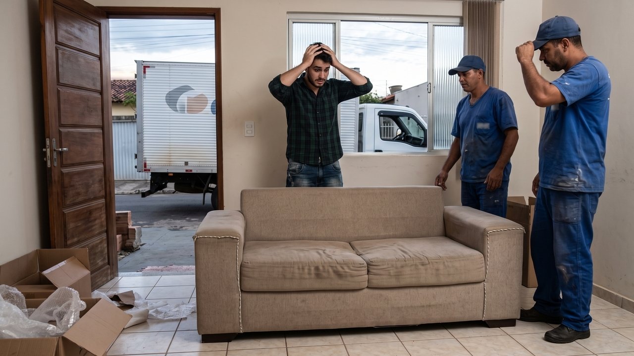 Um consumidor pagou R$ 2.850 por um sofá com entrega prometida em 30 dias úteis, recebeu produto de qualidade inferior após 3 agendamentos e conseguiu restituição mais R$ 2 mil por danos morais