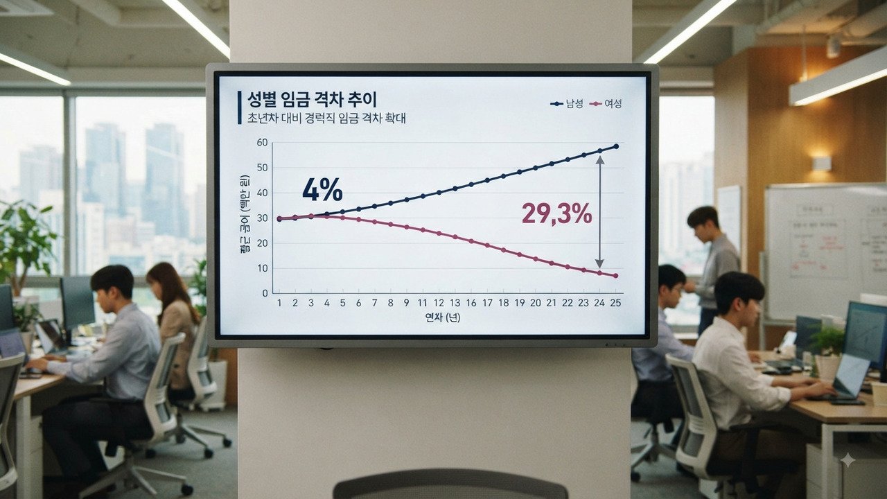 diferença salarial na Coreia do Sul