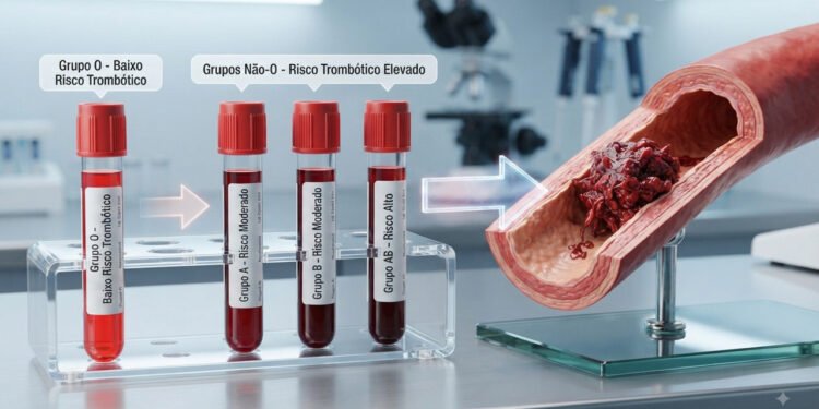 Qual característica do sangue tende a aumentar e diminuir o risco de trombose? Você sabe qual é a sua?