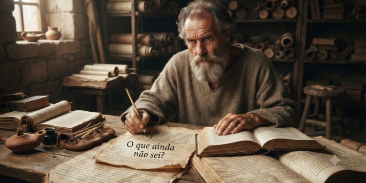 Pensamento sobre o dia do filósofo estoico Epicteto: “É impossível começar a aprender aquilo que pensamos já saber”