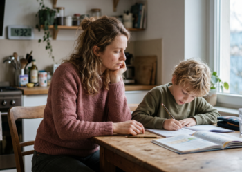 A parte mais difícil de ajudar uma criança com a lição de casa é não entregar o caminho mais rápido. Os pais que deixam o filho testar uma resposta errada, em vez de resolver por ele, geralmente são os que mais aprendem durante o processo