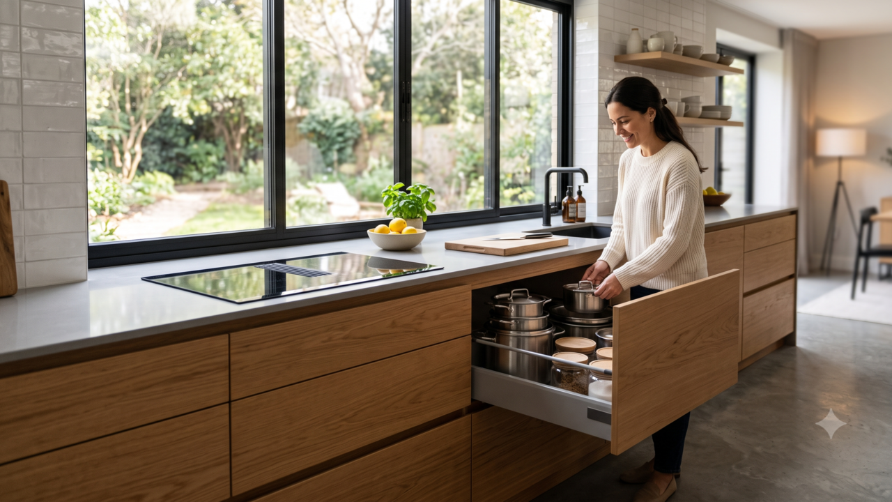 O tradicional armário de cozinha desaparece: o modelo americano que ganha espaço nas casas